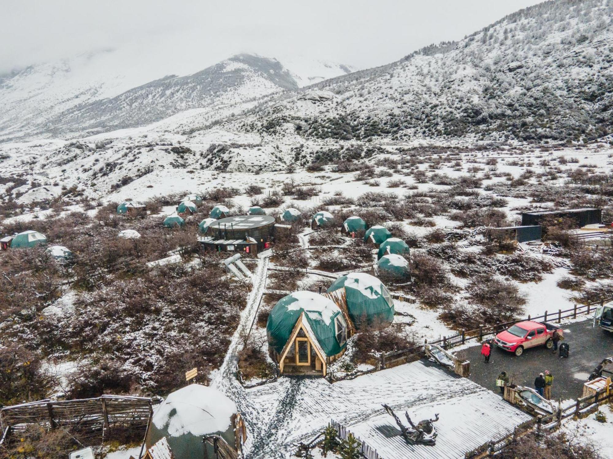Villa Ecocamp Patagonia à Torres del Paine National Park Extérieur photo