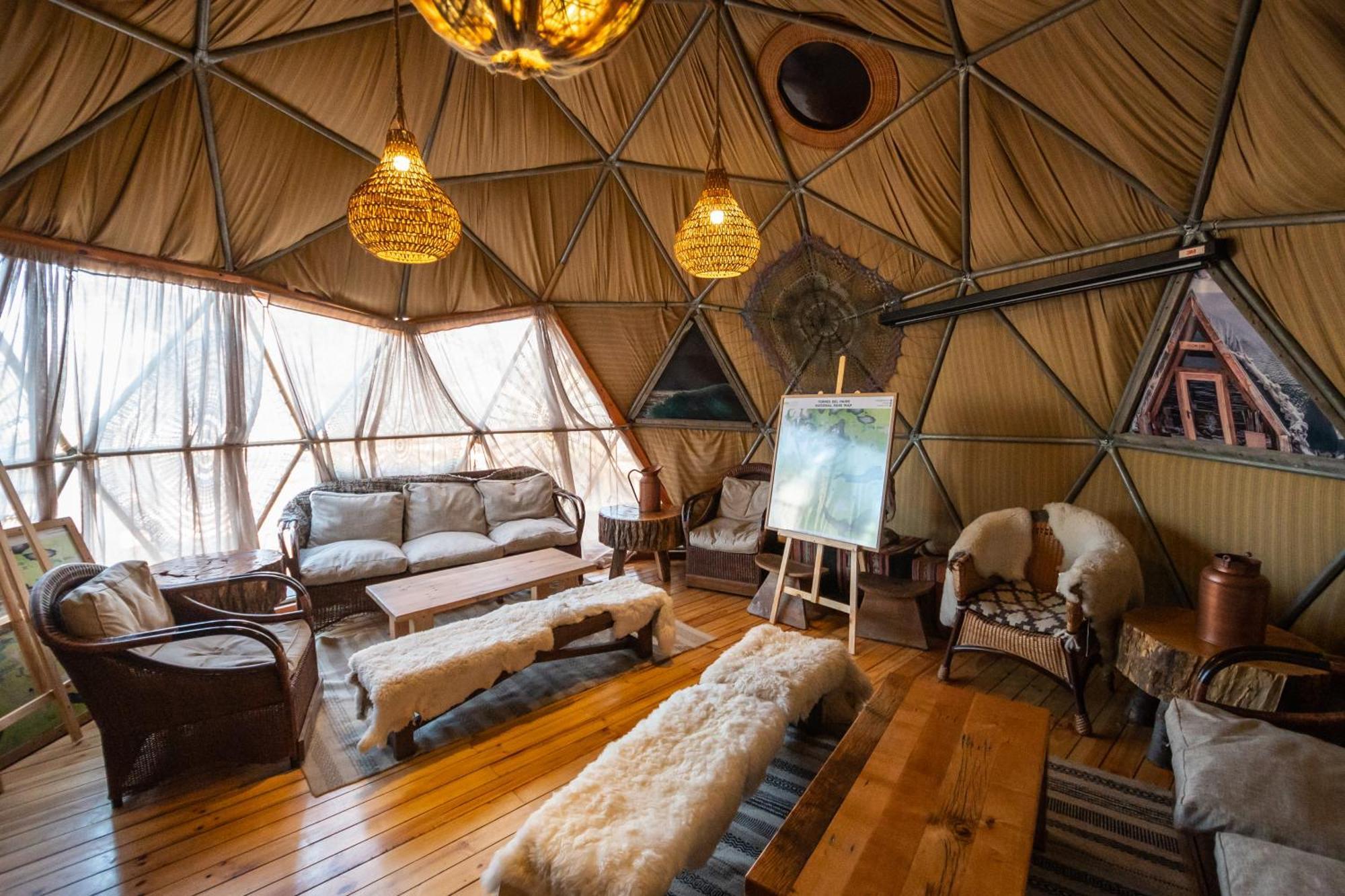 Villa Ecocamp Patagonia à Torres del Paine National Park Extérieur photo