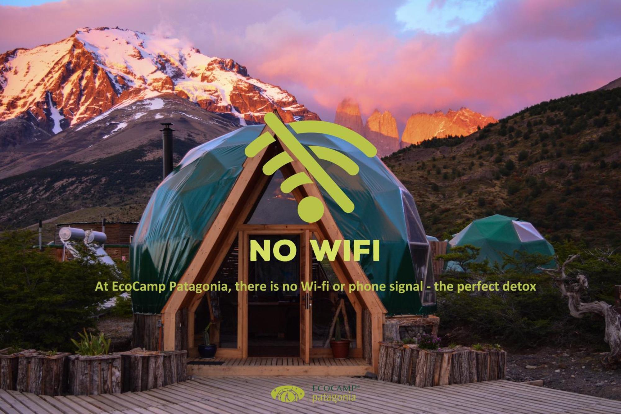 Villa Ecocamp Patagonia à Torres del Paine National Park Extérieur photo